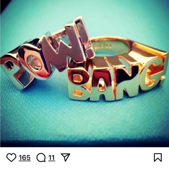 nOIr Jewelry 2013 Bang DC comics silver tone ring size 6 - Picture 3 of 14